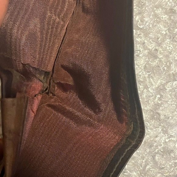 CHRISTIAN DIOR 🔥VINTAGE WALLET GLOVE STEER STUNNING PATINA - Picture 14 of 15